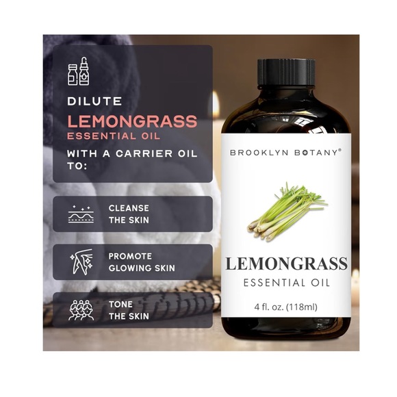 Brooklyn Botany 100 Pure Lemongrass Essential Oil - 4 fl. oz. - Picture 5 of 5